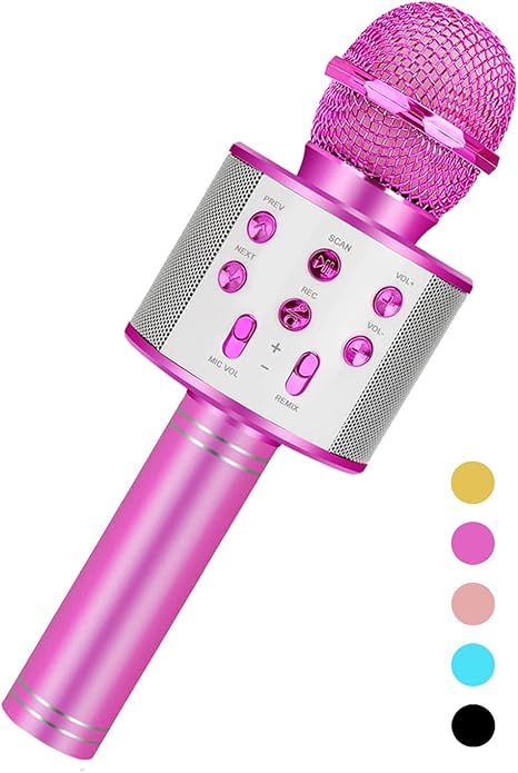 Kids Toys for 3-14 Year Old Girls Gifts,Karaoke Microphone Machine for Kids Toddler Toys Age 4-12... | Amazon (US)