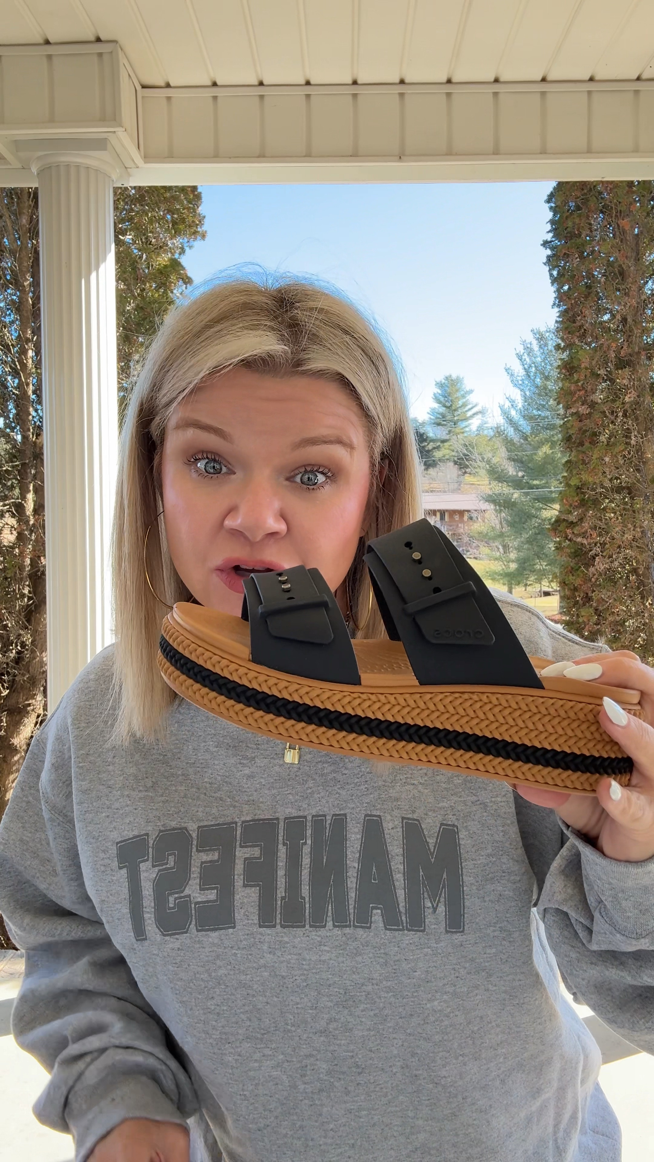 These croc sandals are so comfortable and so cute!! And they have adjustable straps!

#LTKStyleTip #LTKShoeCrush #LTKOver40