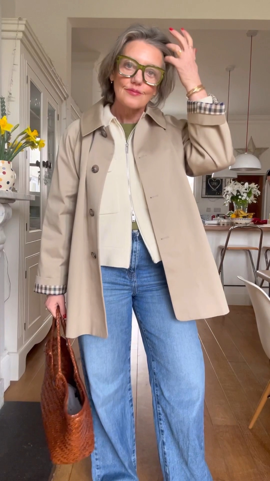 Spring #ootd 🧥🌱
Wearing Sezane trench size 12
Jeans size 30 waist/ 31 length 
Knitted Jacket large (old but different colour linked)
Tee size large

Wide leg jeans
Trench coat
Easy outfit ideas
Spring outfit 
Casual style
Short trench coat
High street style
Transitional outfit 
Winter to spring outfit 

#LTKmidsize #LTKspring #LTKstyletip