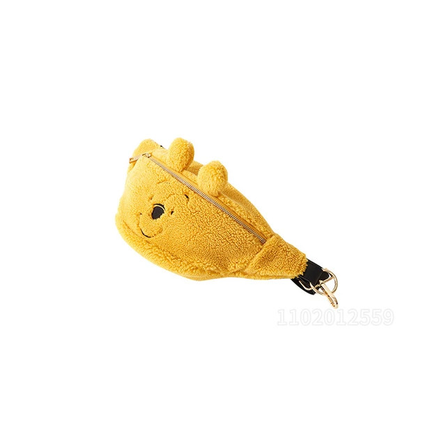 Disney Winnie The Pooh New Women's Plush Messenger Bag Cartoon Cute Children's Plush Waist Bag La... | AliExpress (US)