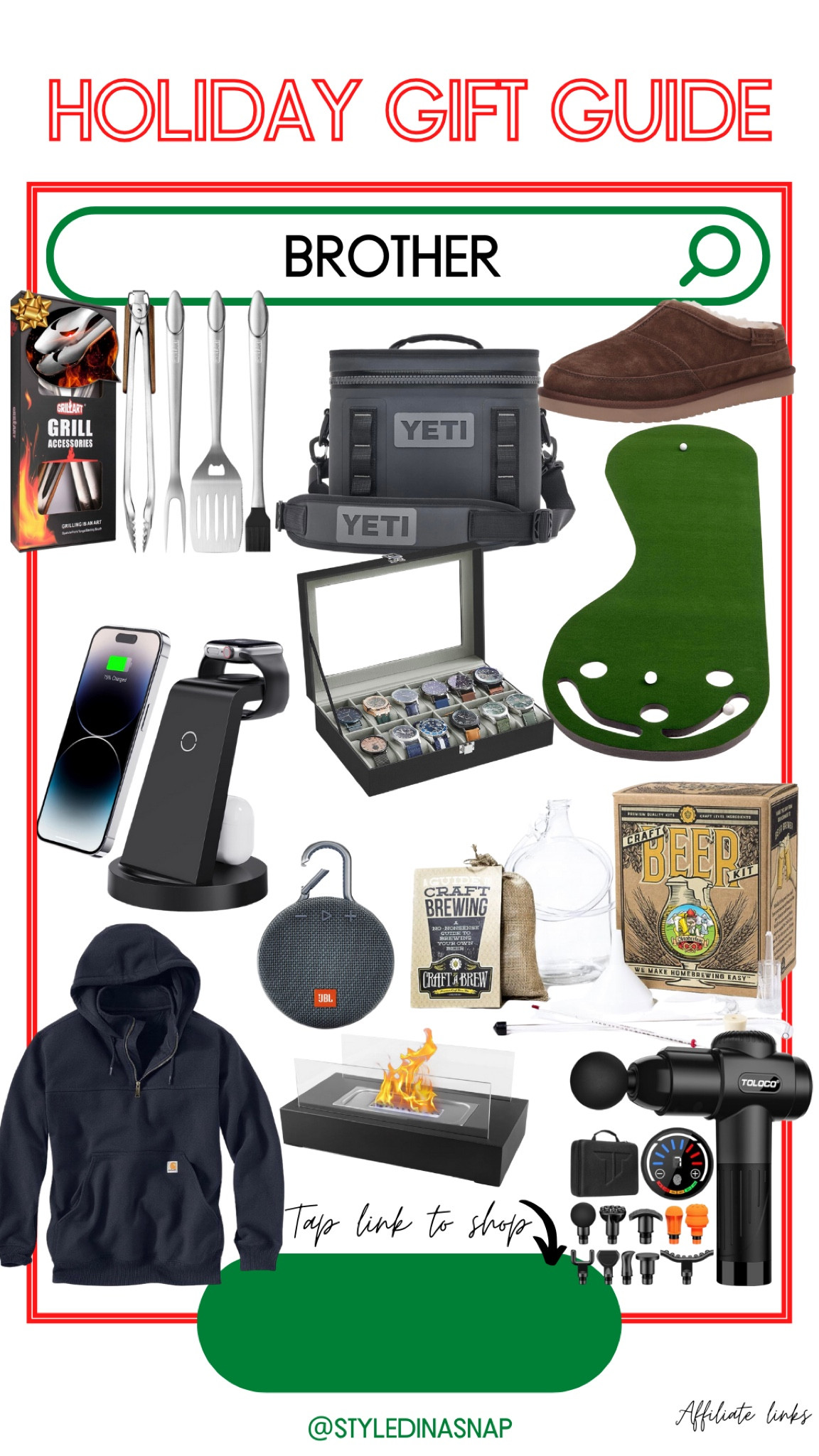 Holiday gift guide ideas for all your brother or brother-in-law’s in your life! Such great finds! 

#LTKMens #LTKGiftGuide #LTKFamily