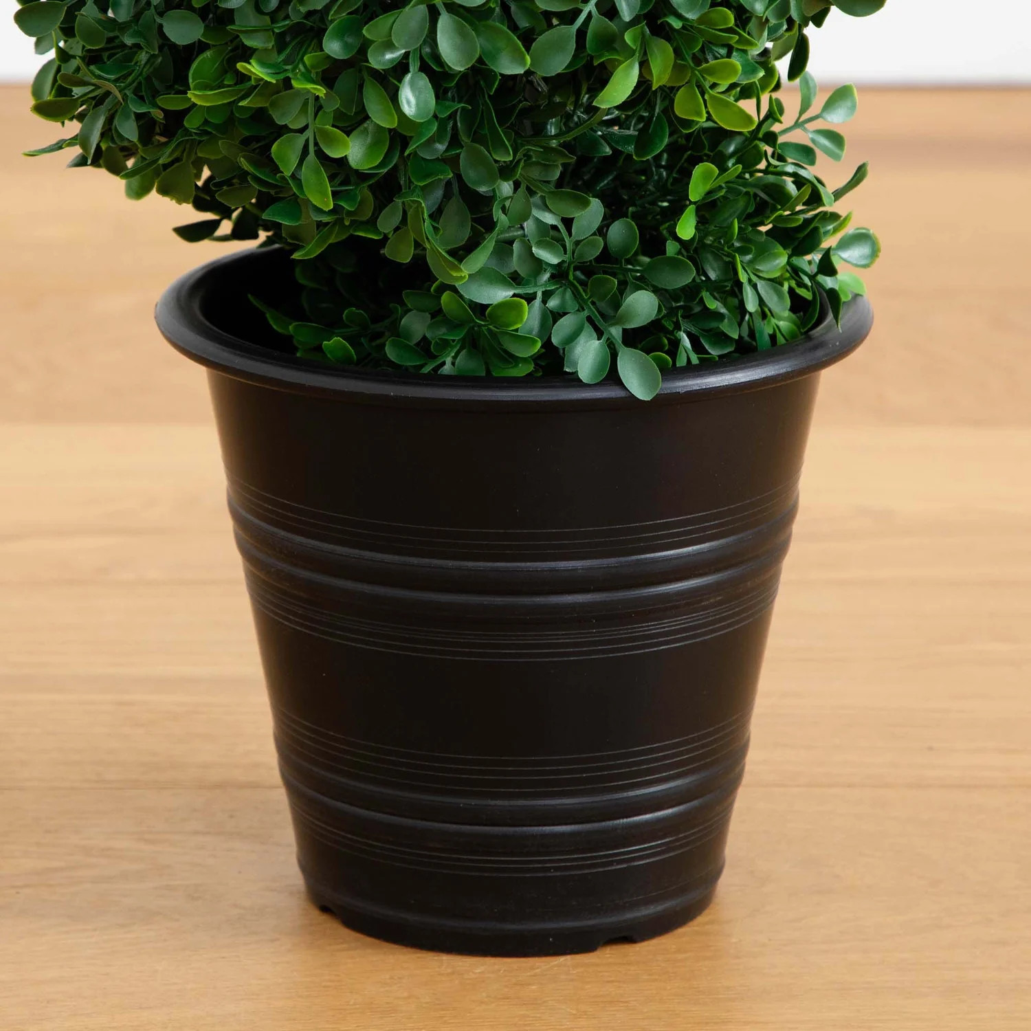 Boxwood Spiral Topiary with Planter (Indoor/Outdoor) | Nearly Natural | Nearly Natural