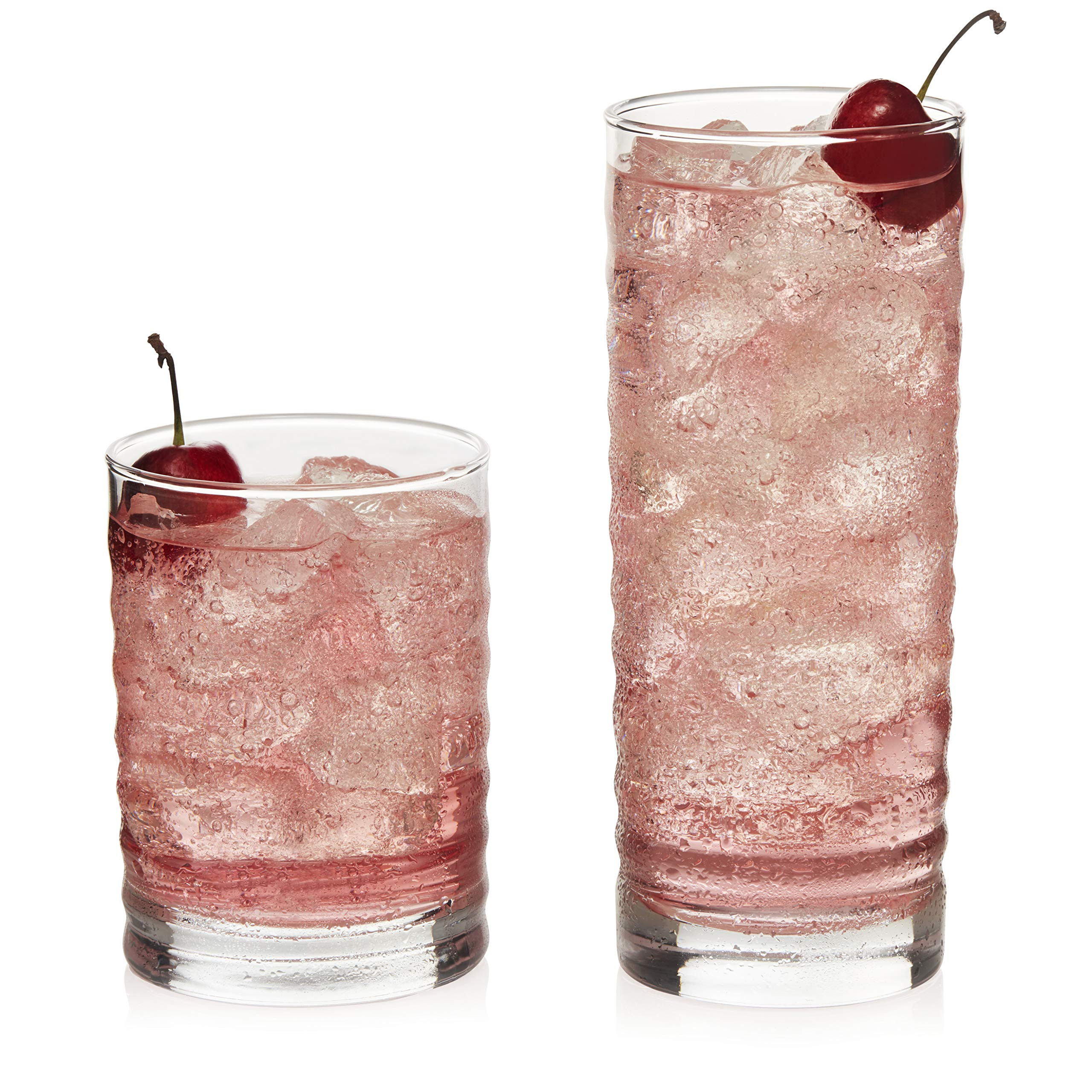 Libbey Pueblo 16-Piece Tumbler and Rocks Glass Set | Amazon (US)