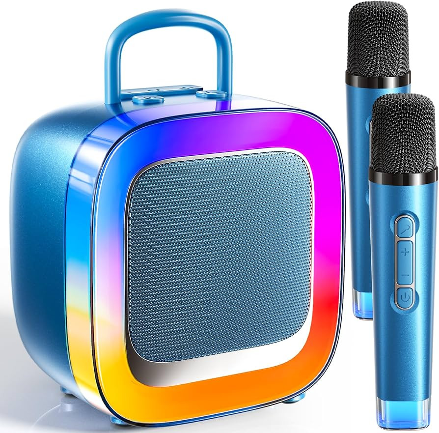 Kinglucky Kid-Friendly Karaoke Machine for Kids with 2 Microphones (2025 Upgrade) Gifts for Girls... | Amazon (US)