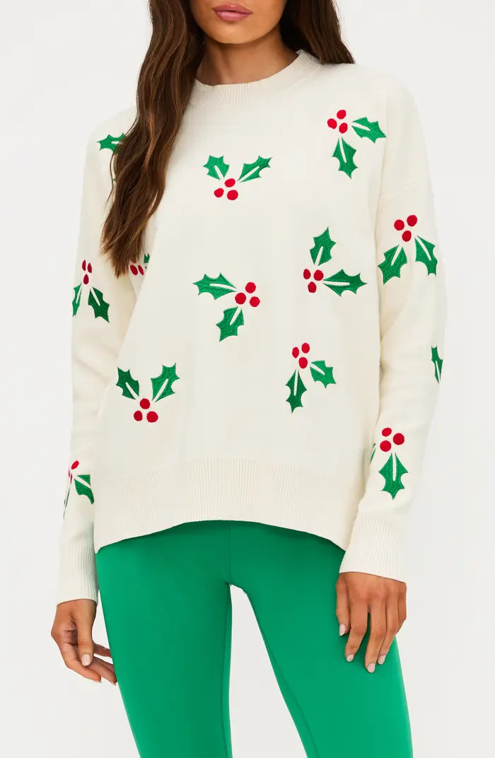 Beach Riot Callie Frosted Holly Sweater | Nordstrom | Nordstrom
