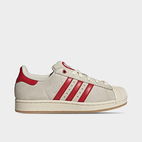 adidas Women's Originals Superstar II SE Casual Shoes in Cream White/Better Scarlet/Sandy Pink Size: 5.5 | JD Sports (US)