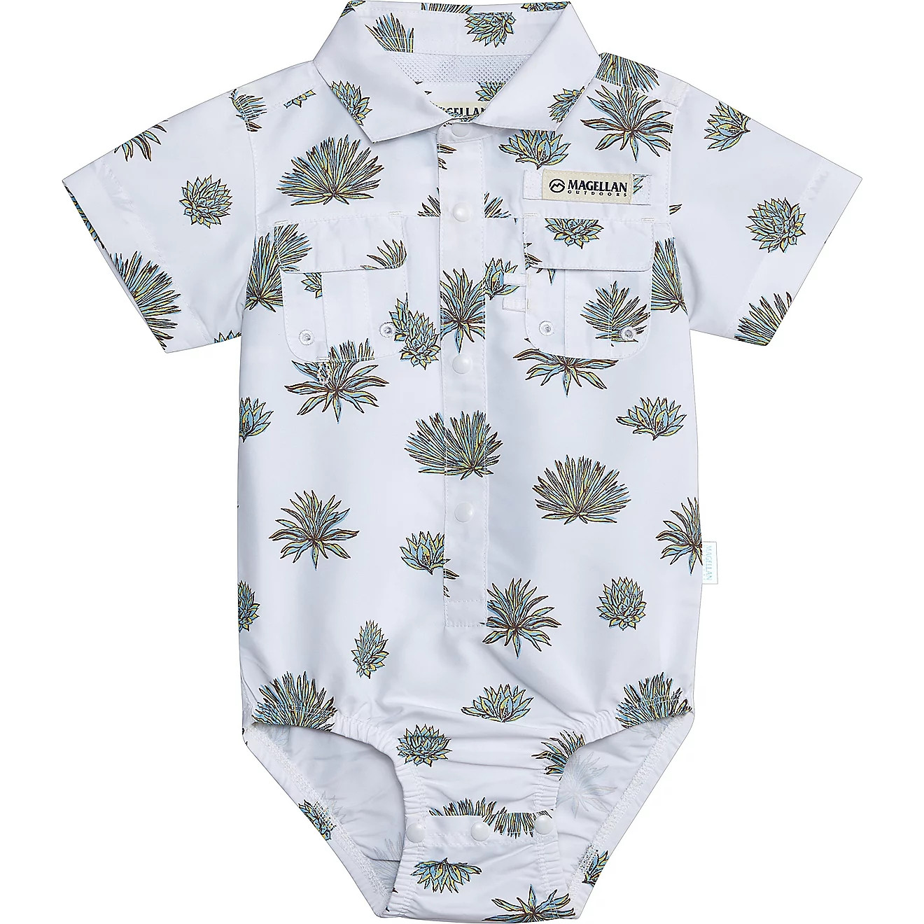 Magellan Infant Boys' Laguna Madre Print Short Sleeve Onesie | Academy | Academy Sports + Outdoors