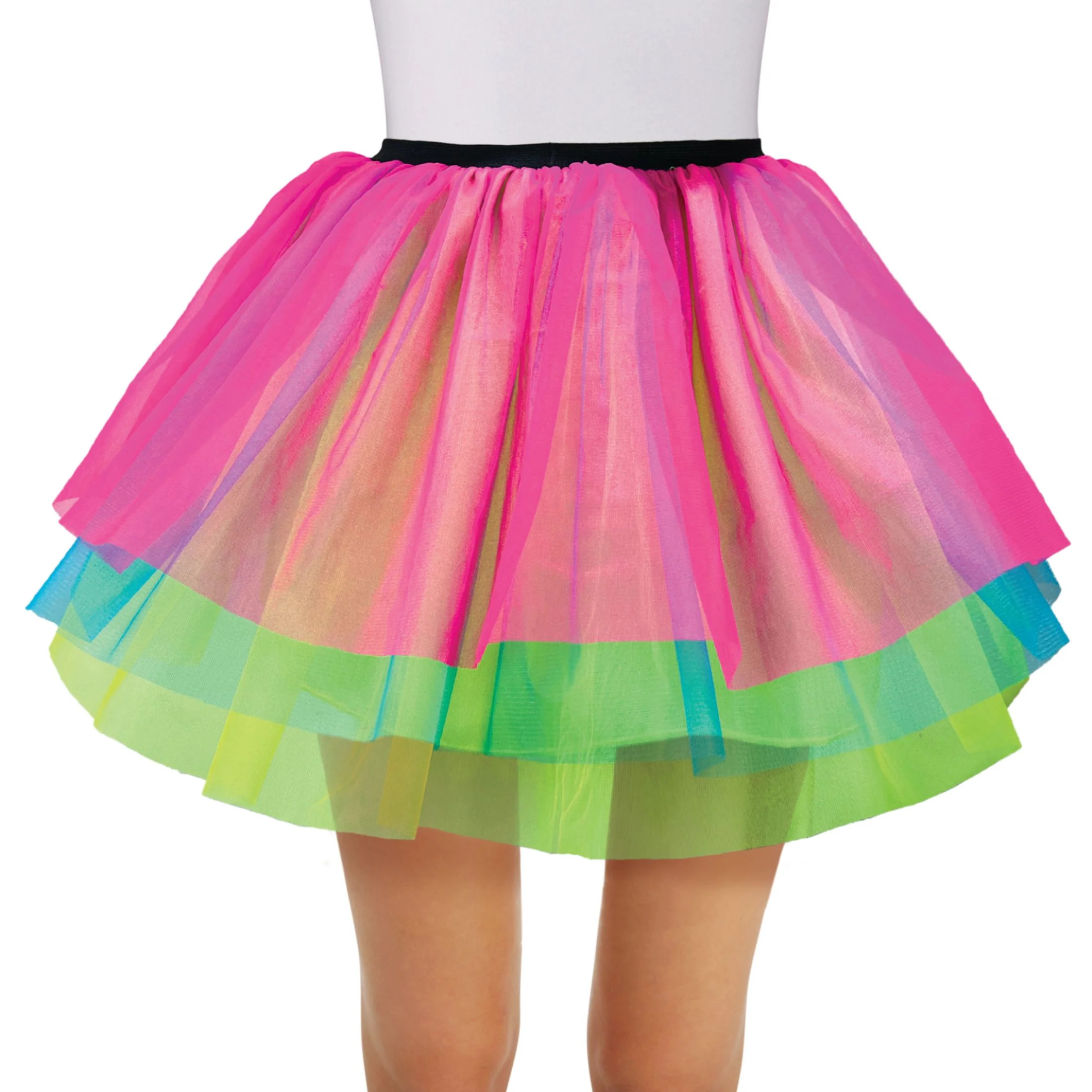 Neon Rainbow Tutu, Halloween Accessory for Adults, Women's Size S/M, by Way to Celebrate - Walmar... | Walmart (US)