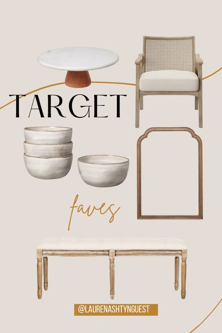 Target must have items 
Bowls mirror chair bench table studio McGee 

#LTKstyletip #LTKhome #LTKsalealert
