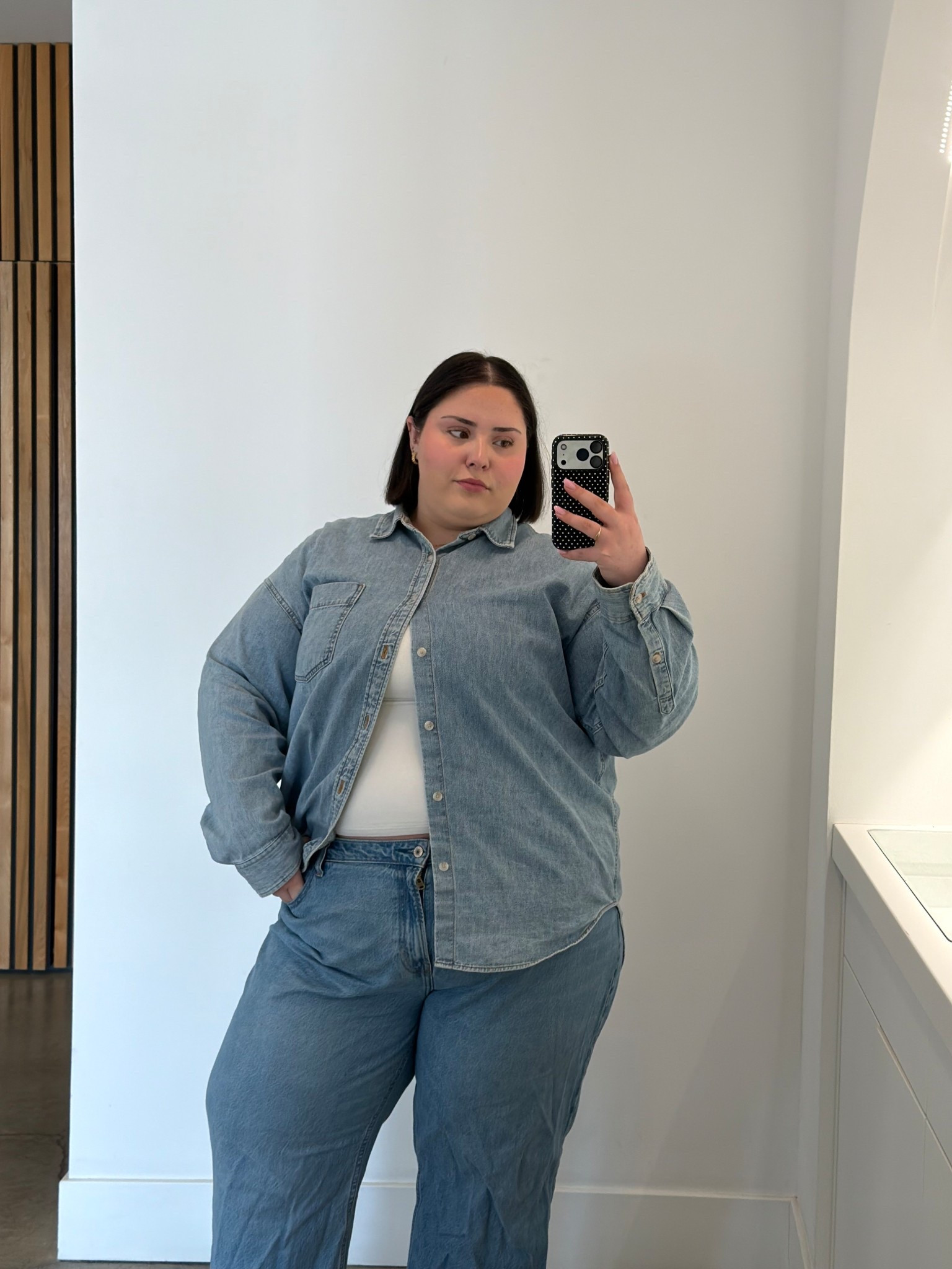Canadian tuxedo is always a classic 

#LTKjeans #LTKcanada #LTKplussize