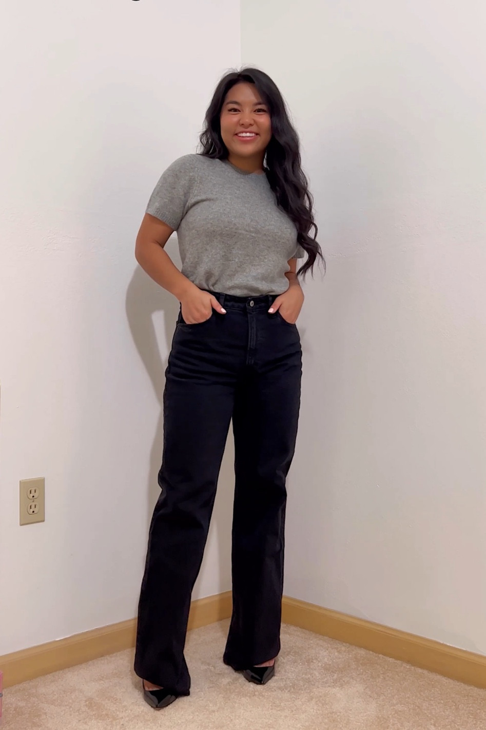 Abercrombie fall denim sales! All denim 25% off + additional 15% off everything else with code DENIMAF 🫶🏼 

These high rise 90s relaxed are great fall staples and petite friendly - I’m 5 feet and wearing size 25 short in curve style   

#LTKsalealert #LTKSeasonal #LTKunder100