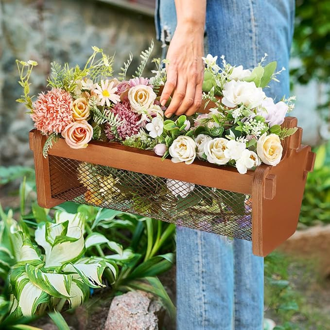 Garden Harvest Basket Mesh Storage with Handle Versatile Gardening Fruits Vegetables Gathering Ba... | Amazon (US)