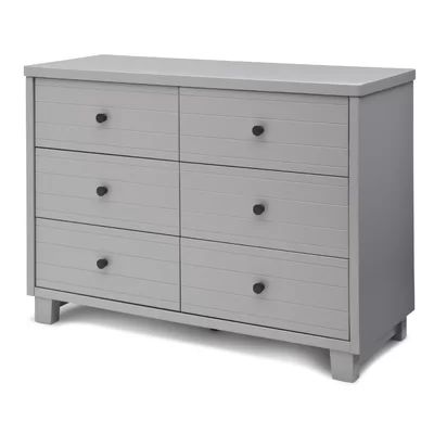 Rowen SlumberTime 6 Drawer Double Dresser Color: Grey | Wayfair North America
