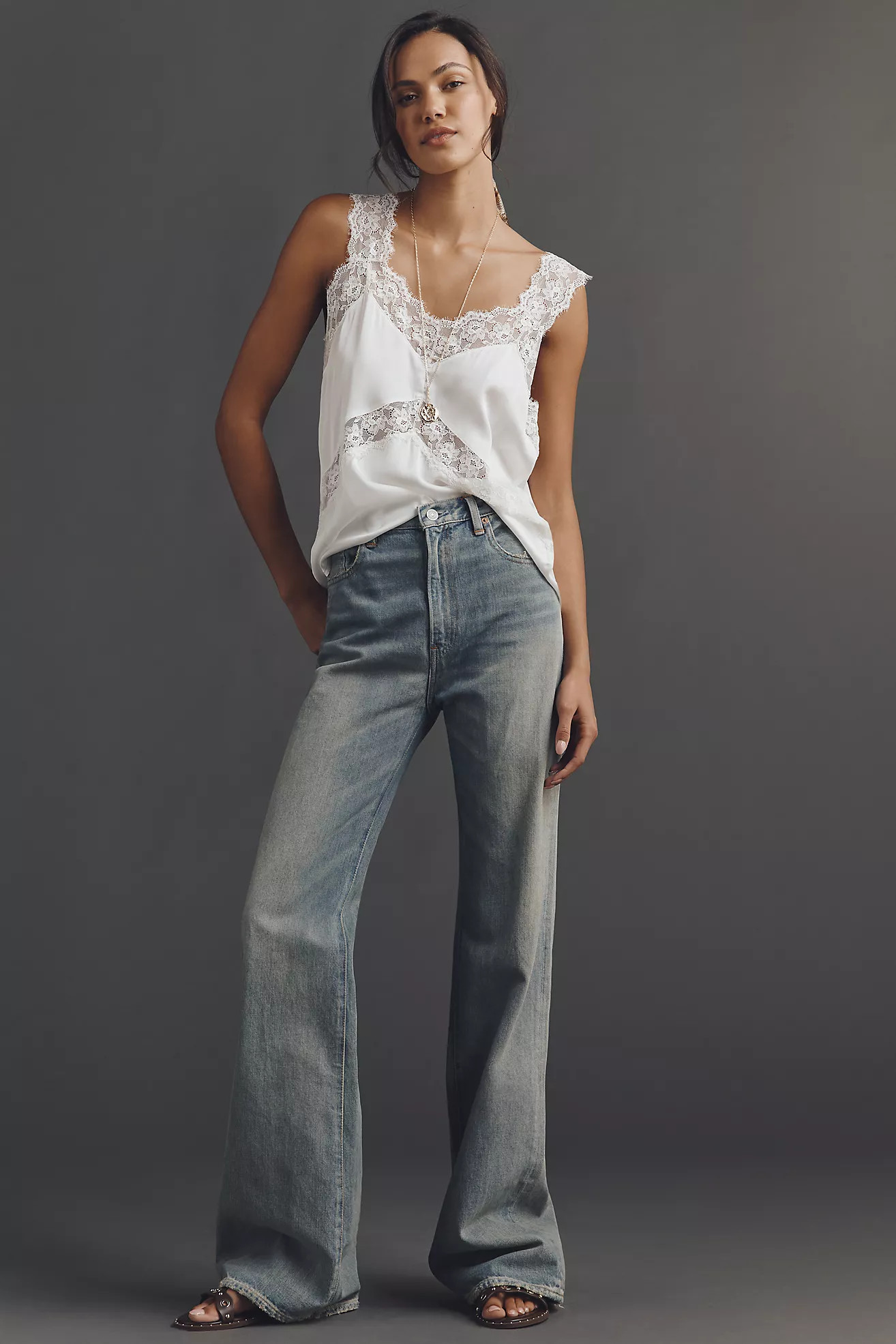 Denimist Dena High-Rise Wide-Leg Jeans | Anthropologie (US)
