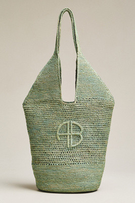 Anine Bing Leah Logo Hobo Bag | Anthropologie (US)