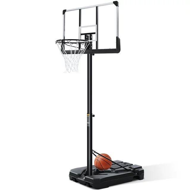 MARNUR Basketball Hoop 44'' Portable Basketball System  Height Adjustable 7ft 6in - 10ft with Por... | Walmart (US)