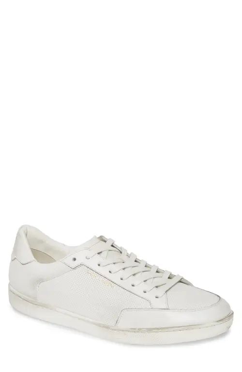 Saint Laurent Low Top Sneaker in Optic White at Nordstrom, Size 7Us | Nordstrom