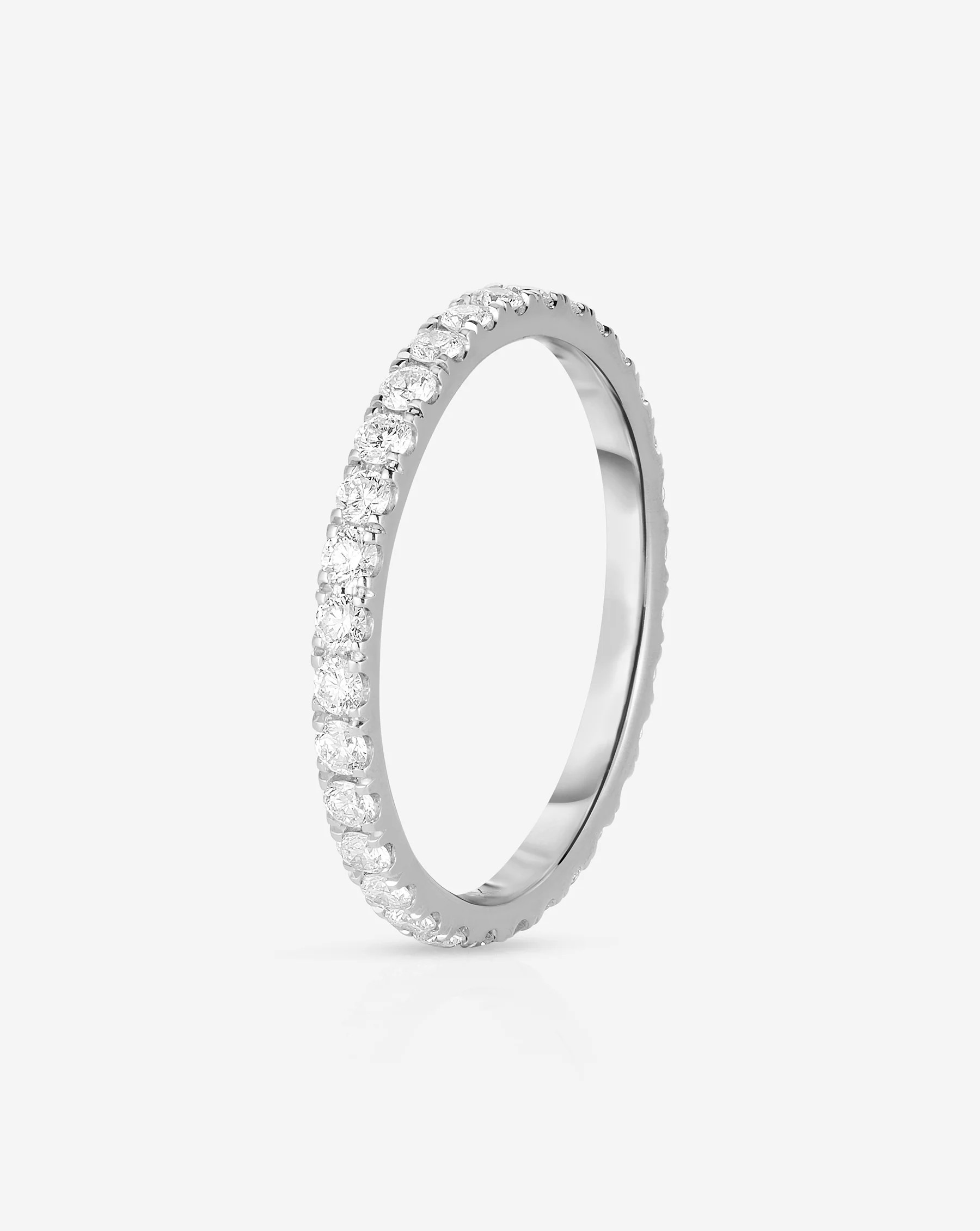 1.9 mm Perfect Pavé Diamond Ring | Ring Concierge