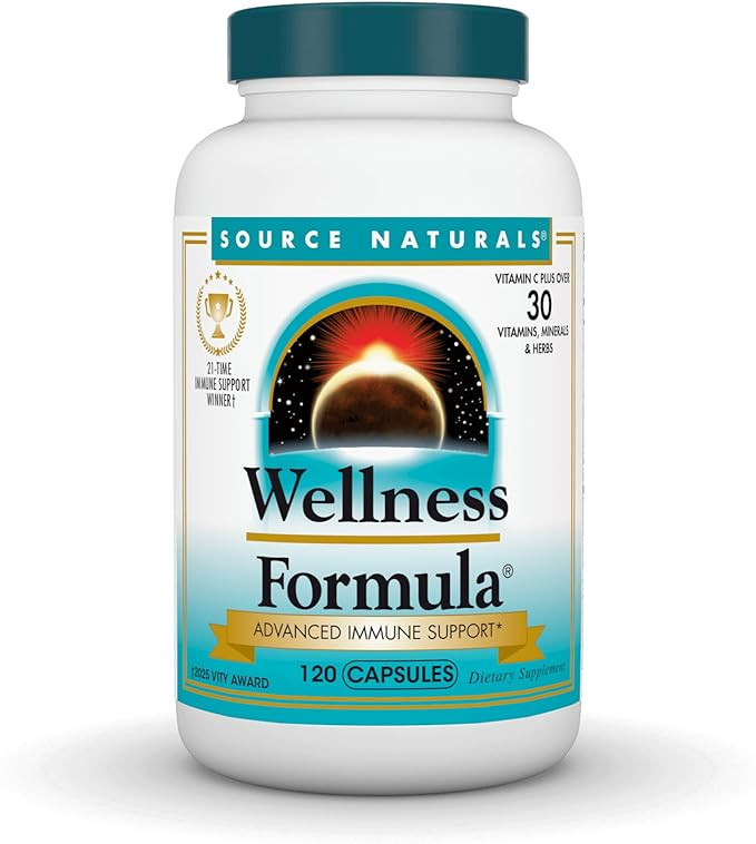 Source Naturals Wellness Formula Bio-Aligned Vitamins & Herbal Defense for Advanced Immune Suppor... | Amazon (US)