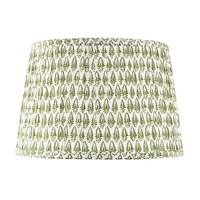 Isla Block Print Pleated Lamp Shade | Ballard Designs, Inc.
