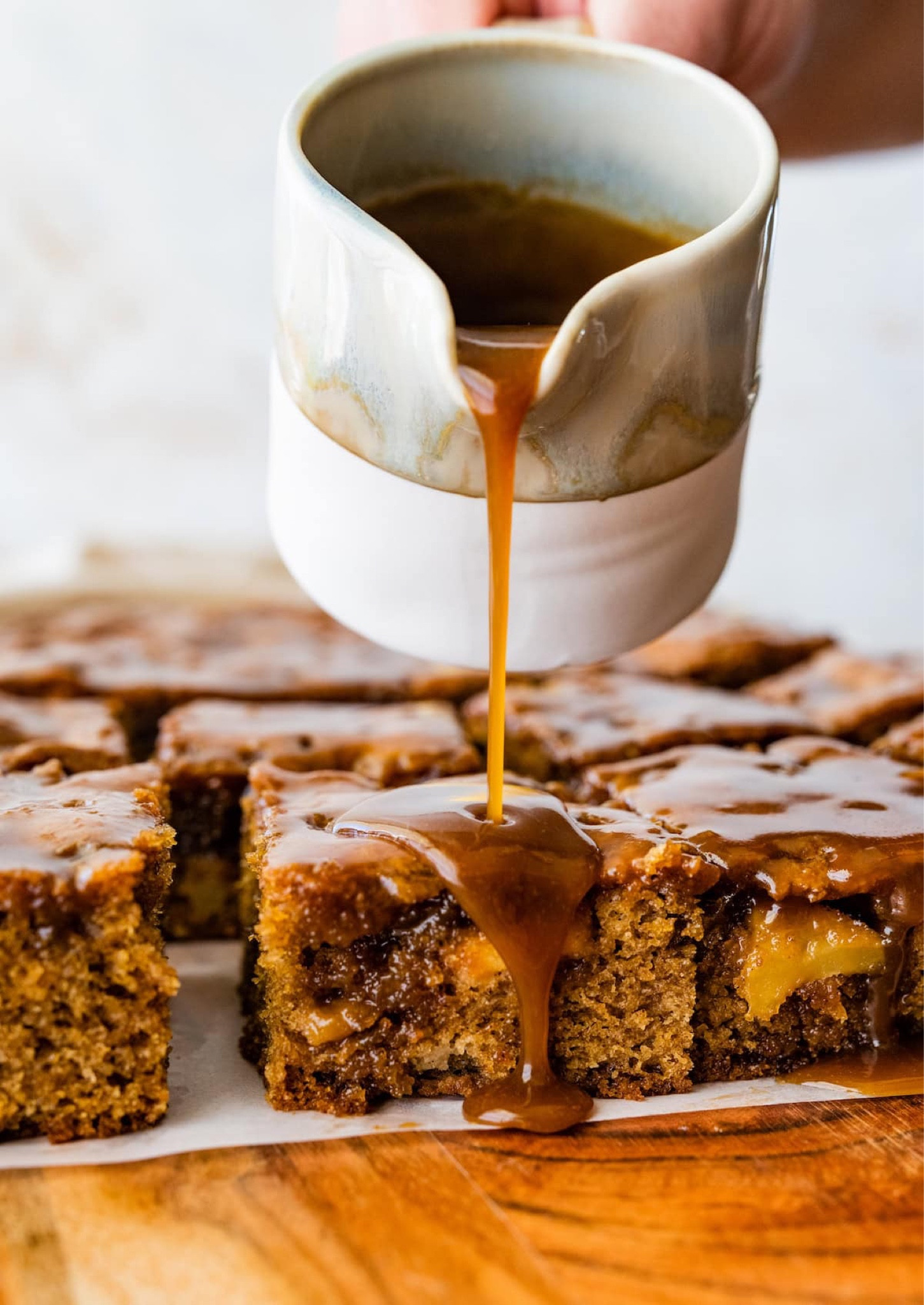 Apple cake with toffee sauce is a warm, comforting dessert that beautifully combines the flavors of sweet, tender apples with rich, buttery toffee. Serve with a dollop of whipped cream or vanilla ice cream for an indulgent fall dessert. Read the full recipe at TwoPeasAndTheirPod.com

#LTKSeasonal #LTKHome #LTKFindsUnder100