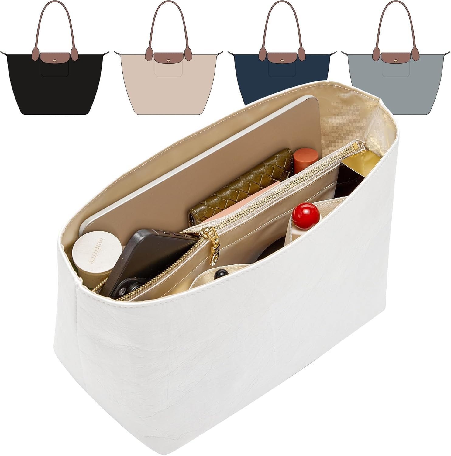 Doxo Upgraded Purse Organizer Insert for Long Champ, Bag Organizer for Long Champ Large and More,... | Amazon (US)