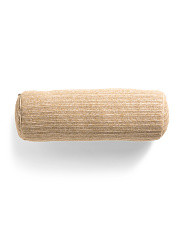 20x7 Amelia Faux Straw Bolster | Marshalls
