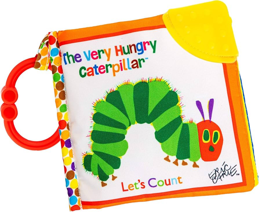 Let's Count Soft Book - World of Eric Carle the Very Hungry Caterpillar Baby on the Go Clip Teeth... | Amazon (US)