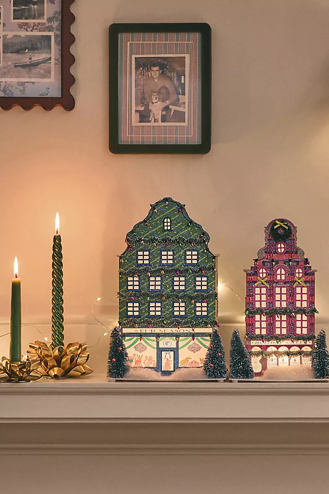 Emily Taylor x Anthropologie Light-Up Holiday House | Anthropologie (US)