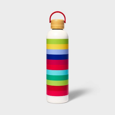 34oz Stainless Steel Striped Water Bottle - Tabitha Brown for Target | Target