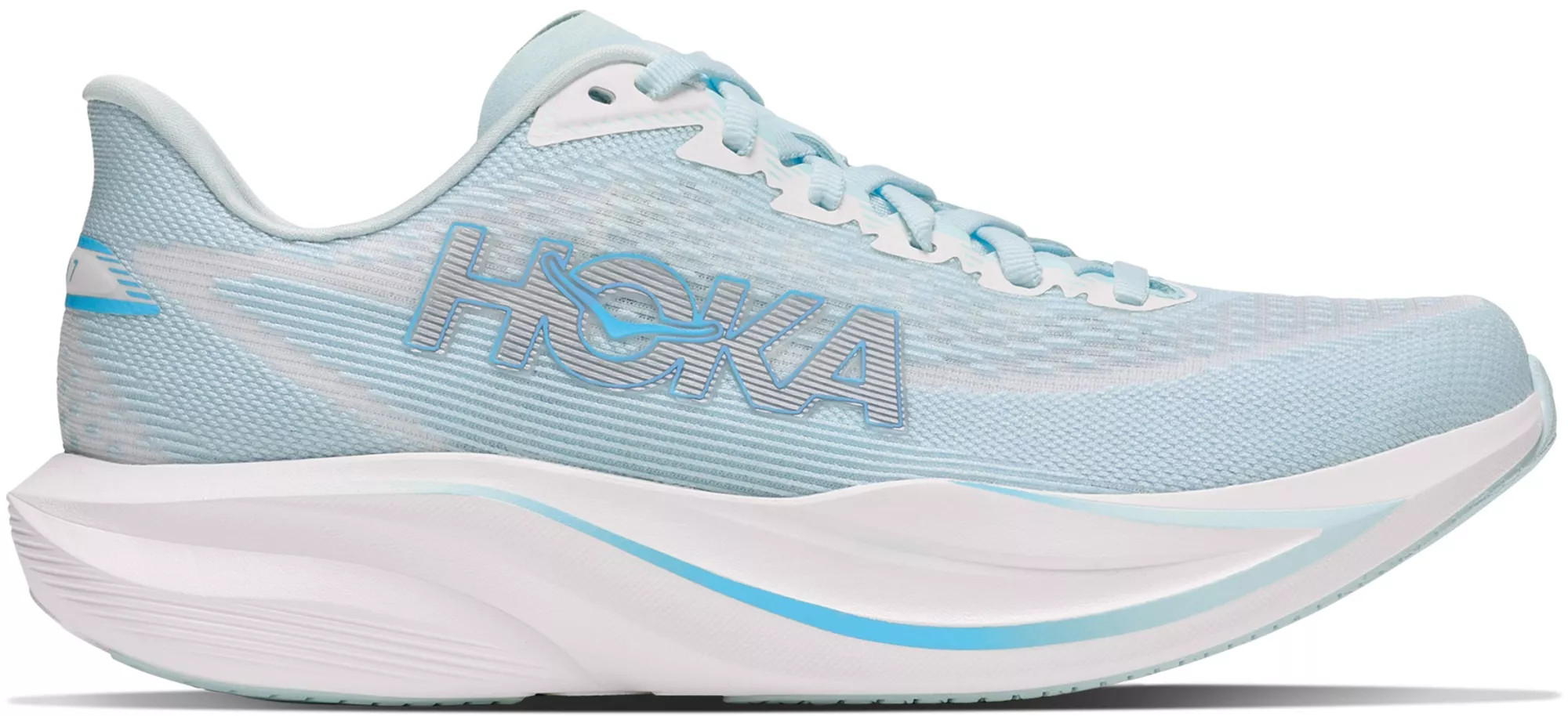 HOKA Women's Mach 7 Running Shoes, Size 7.5, Glimmering Blue/Frost | DICK'S Sporting Goods