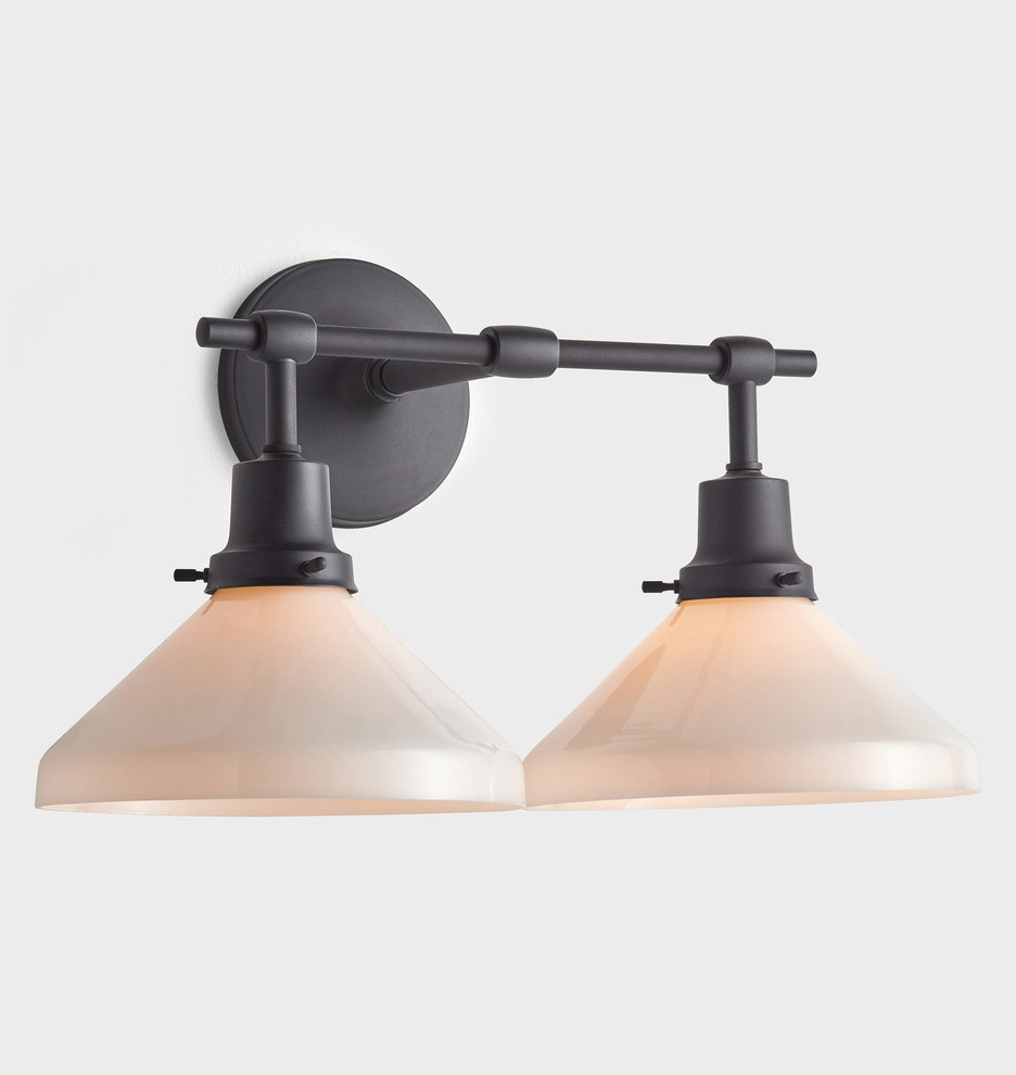 Eastmoreland 2-1/4" Fitter Double Wall Sconce 
 | Rejuvenation | Rejuvenation