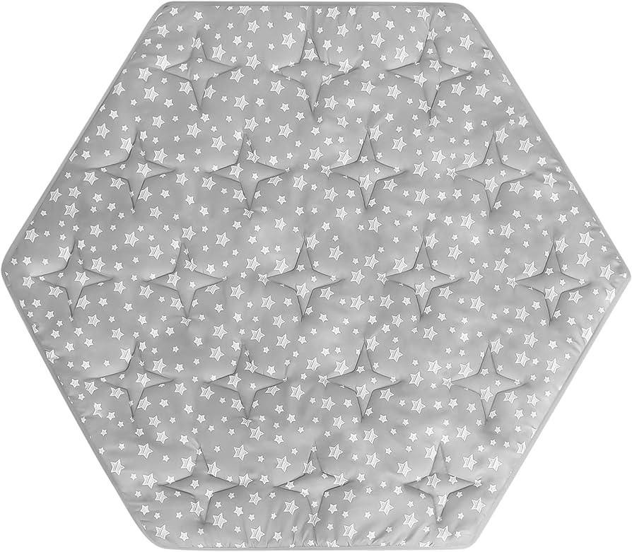 Hexagon Playpen Mat Compatible with POP 'N GO Baby Playpen, 59 Inch Hexagon Mattress Pad, Non Sli... | Amazon (US)