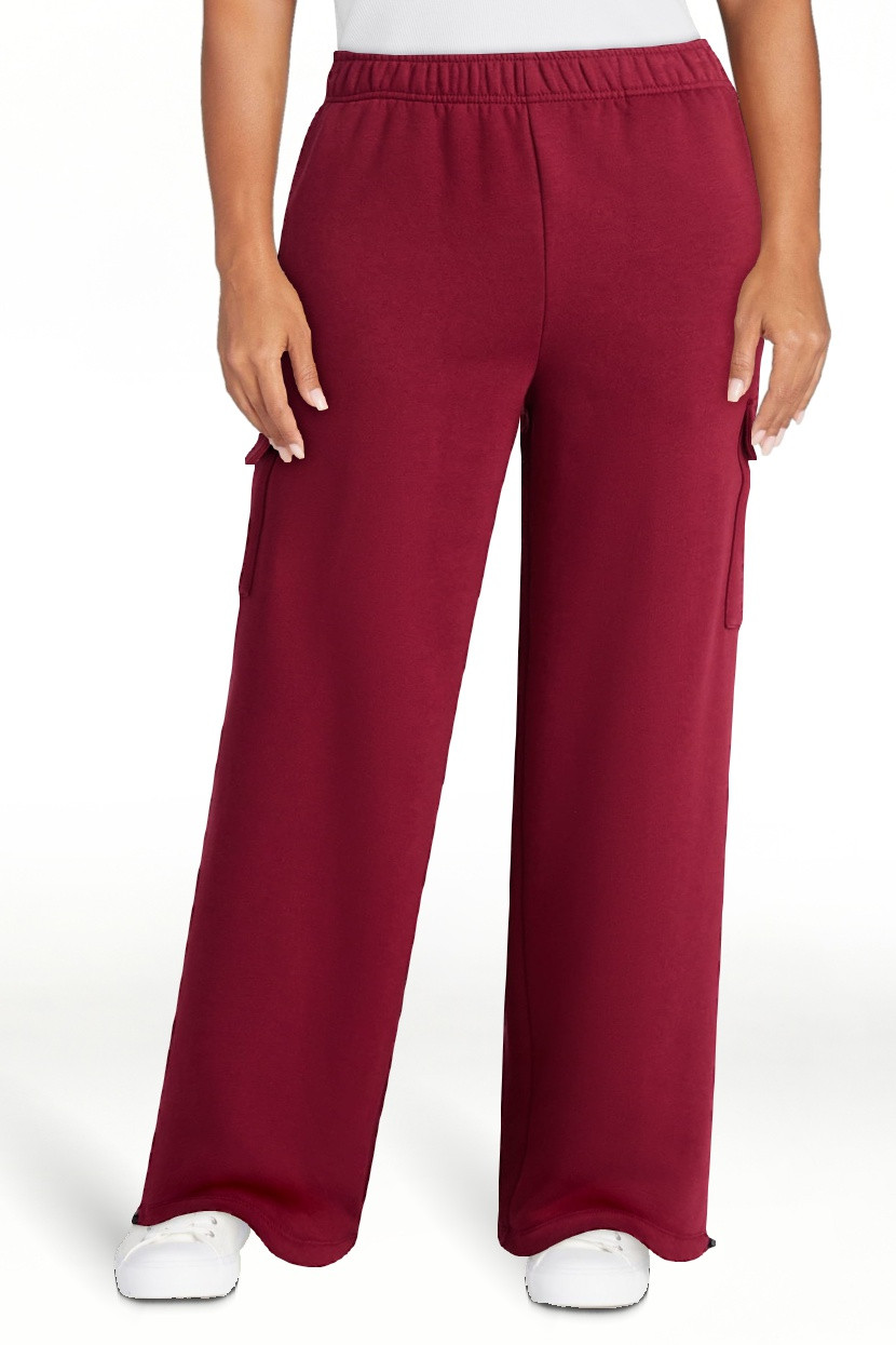 No Boundaries Soft Fleece Cargo Jogger Sweatpants, 29" Inseam, Women’s | Walmart (US)