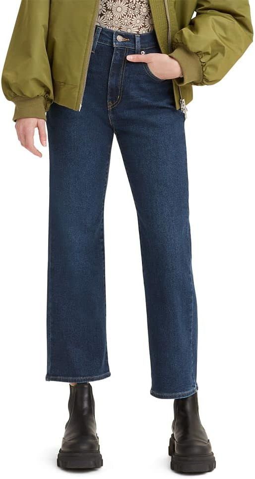 Levi's Women's High Waisted Crop Flare Jeans | Amazon (US)