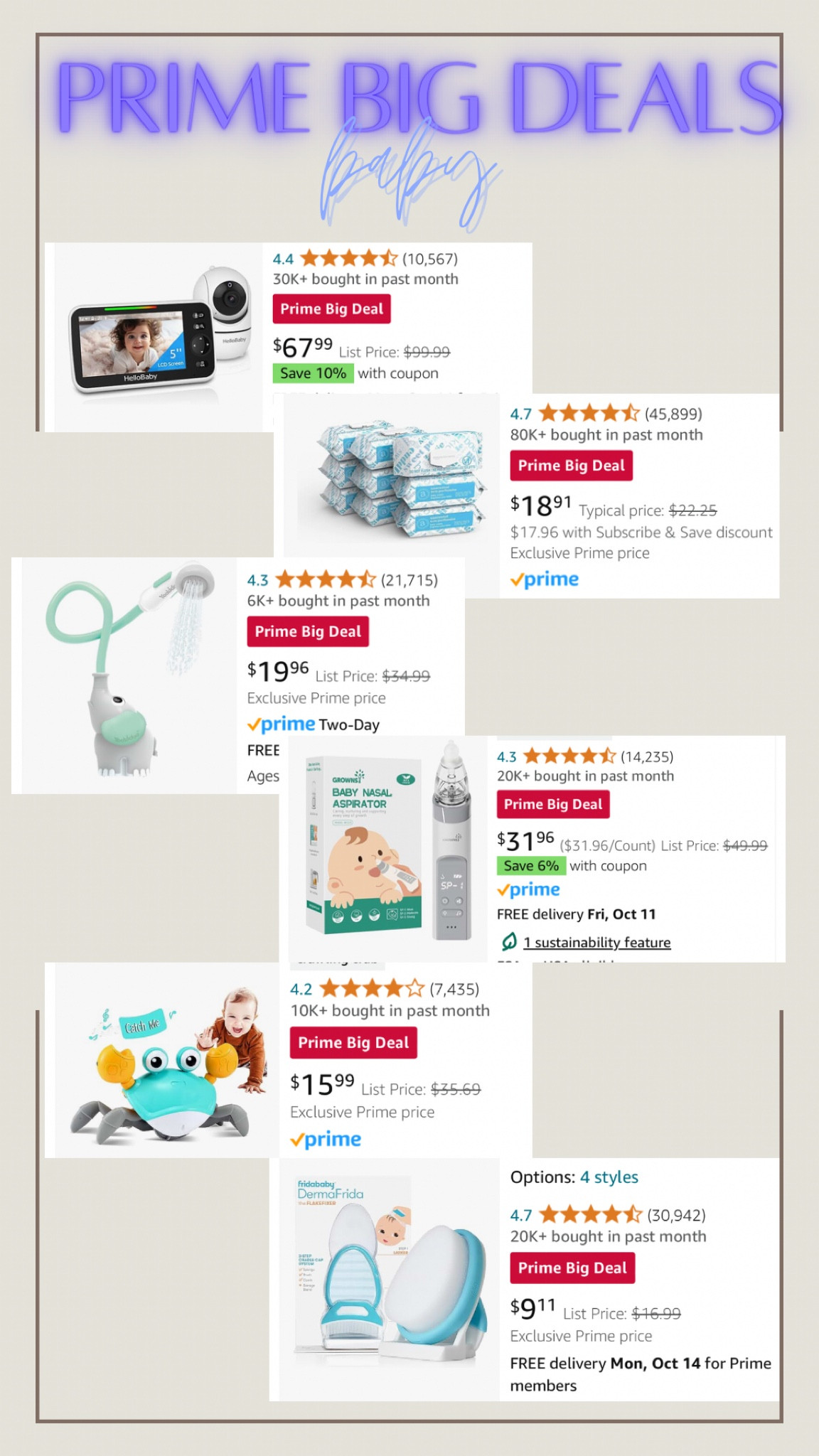 Huge deals happening!

#LTKGiftGuide #LTKxPrimeDay #LTKBaby