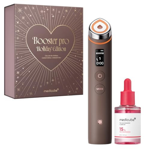 medicube Booster Pro Holiday Gift Set, Amazon Exclusive | Limited Mocha Booster Pro + TXA Niacinamide Serum | Gift for Women & Men | Perfect for Holiday Gifting & Self Care | Korean Skin Care Kit | Amazon (US)