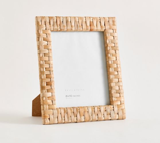 Flat Checkered Seagrass Frames | Pottery Barn (US)