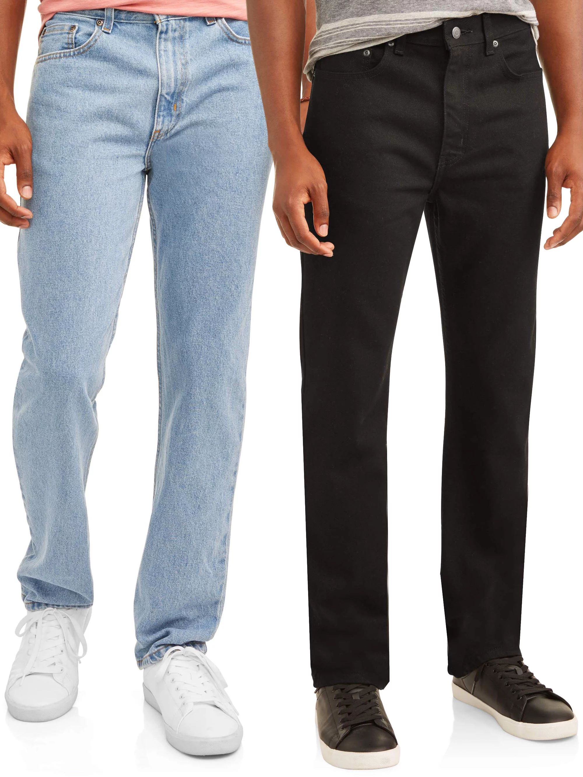 George Men's Regular Fit Jeans, 2-Pack | Walmart (US)