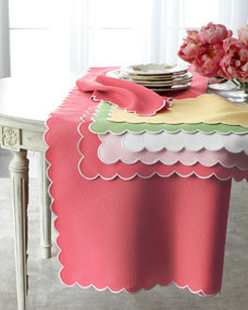 Savannah Gardens Tablecloth, 68" x 108" | Horchow