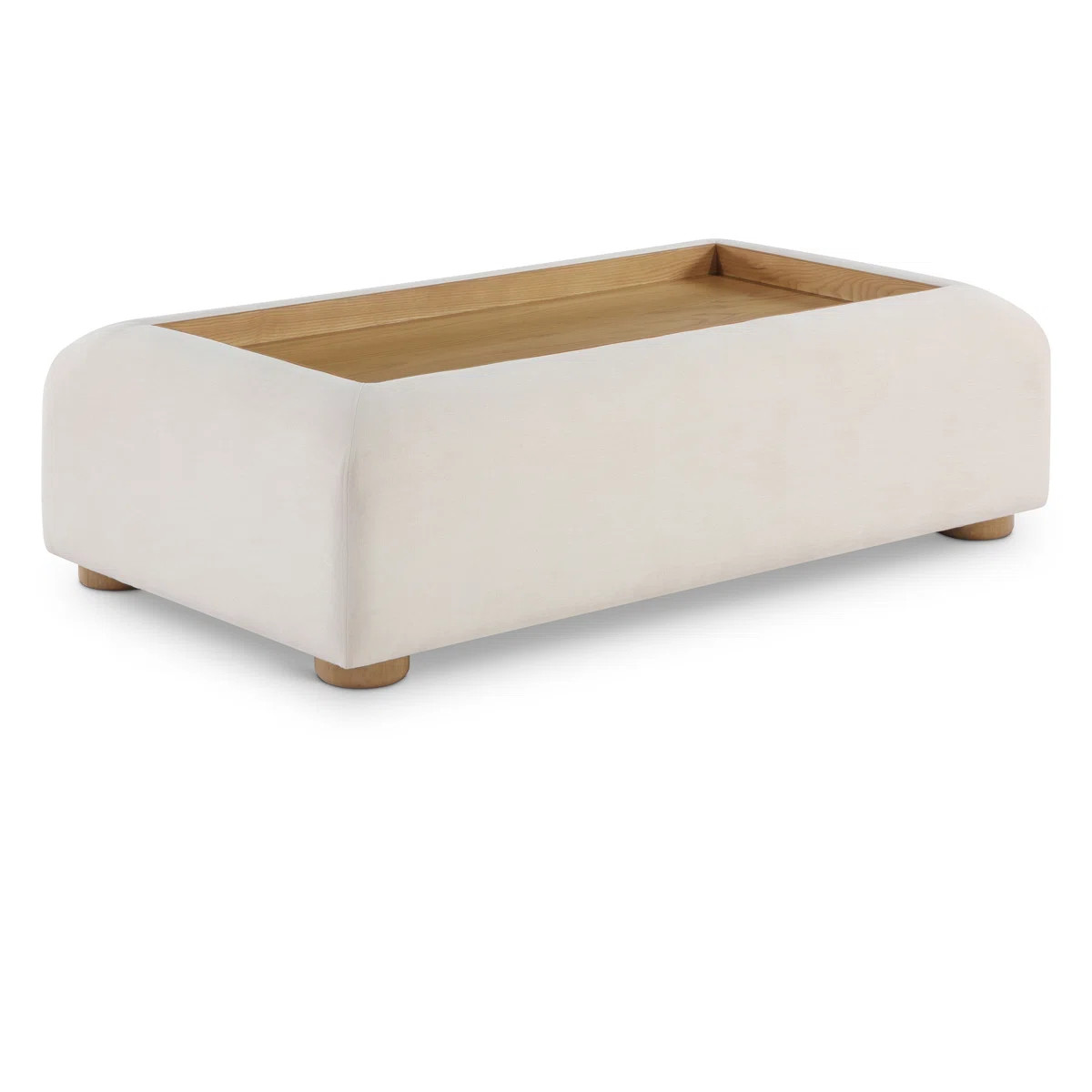 Wrought Studio™ Hortensio Solid Wood 4 Legs Coffee Table & Reviews | Wayfair | Wayfair North America