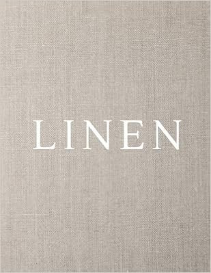 Linen: A Decorative Book │ Perfect for Stacking on Coffee Tables & Bookshelves │ Customized I... | Amazon (US)