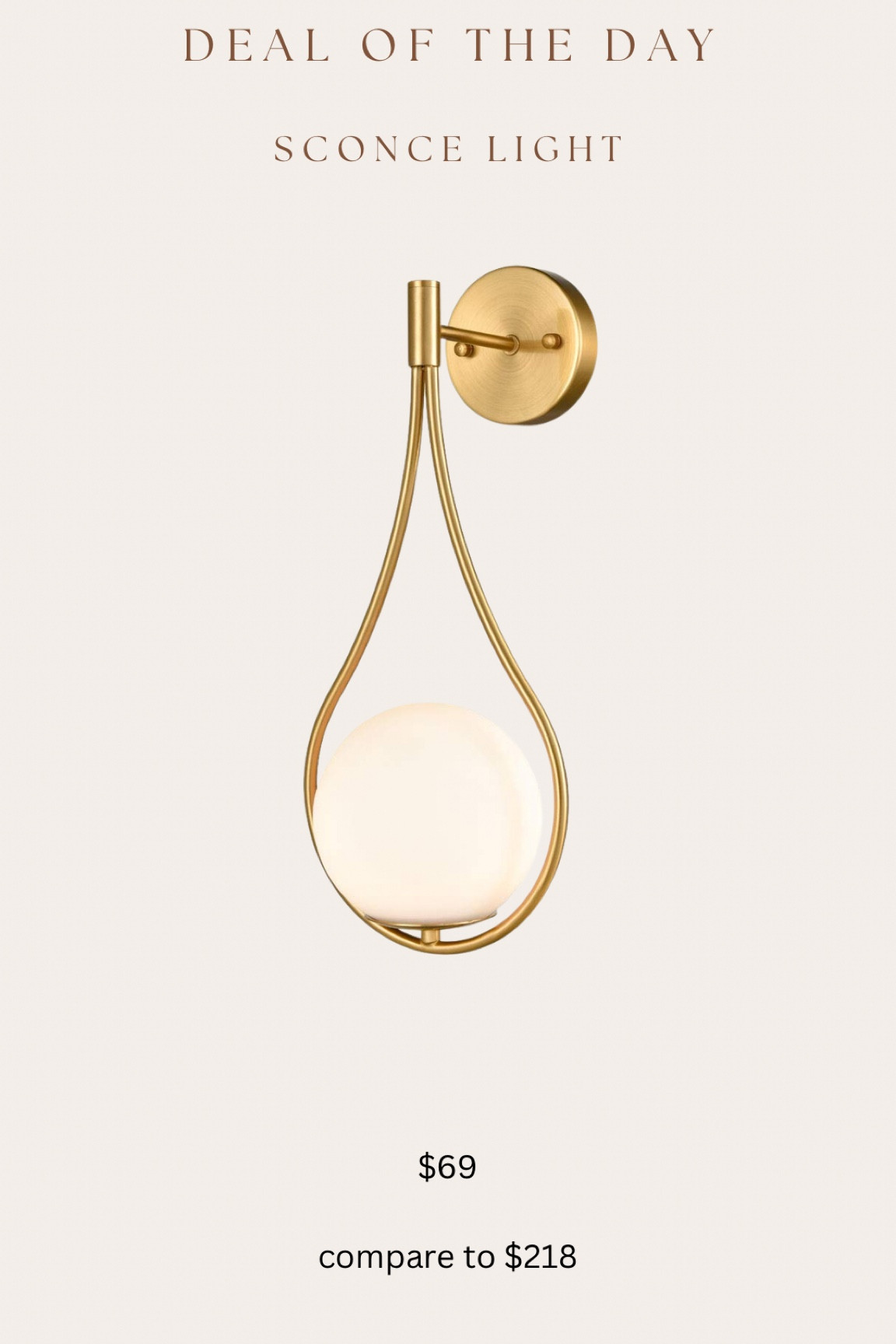 Gorgeous sconce light! Great price 🙌🏻

#LTKhome #LTKsalealert #LTKfindsunder100