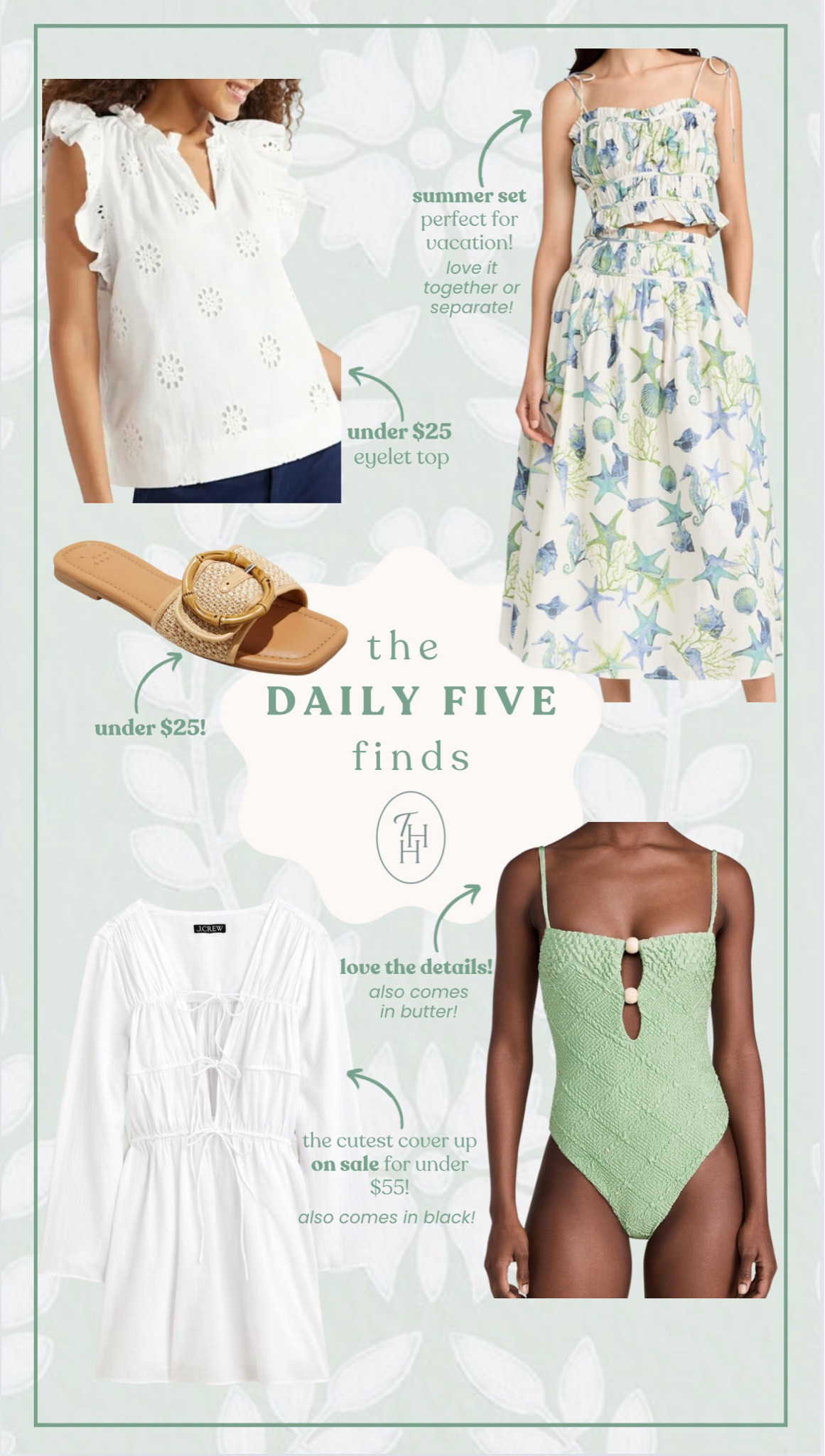 5/28 Daily 5 Finds! 💚 safe to say vacation is on my mind 😆☀️

#LTKFindsUnder100 #LTKSaleAlert #LTKTravel