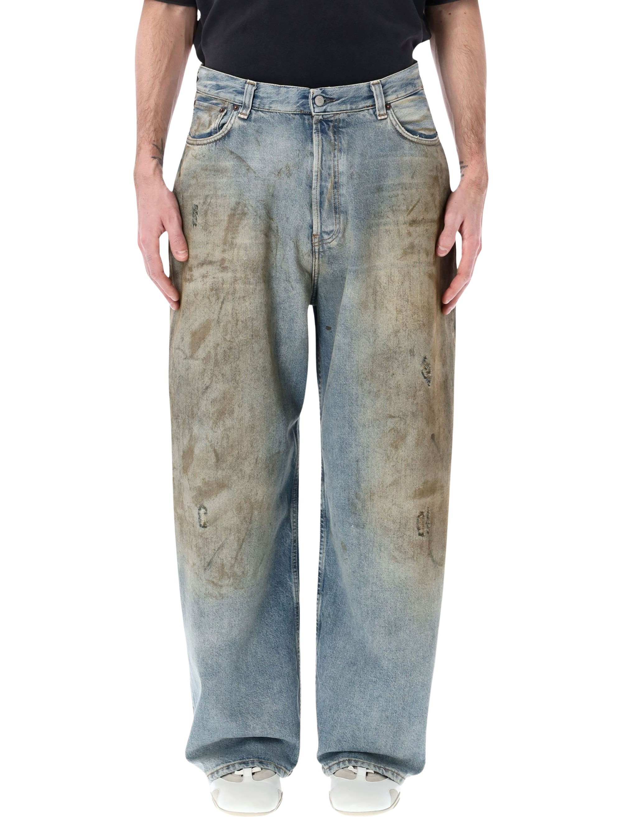 Acne Studios 2023 loose jeans Mid Blue Organic Cotton - Men | Italist.com US