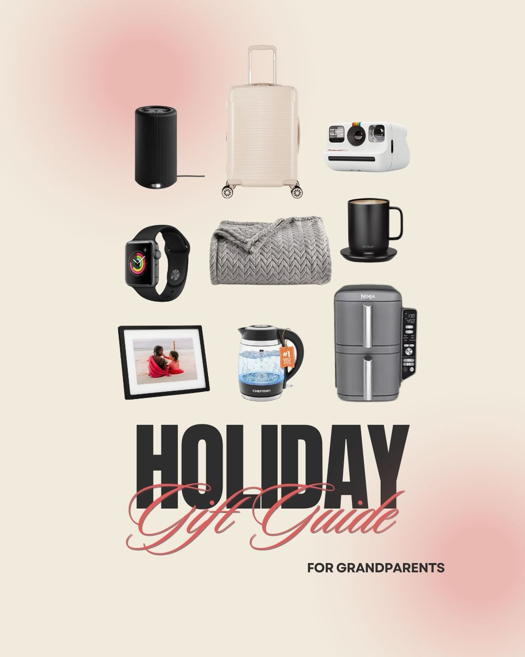 Holiday gift guide for anyone in your life 🎄❤️🎄or grandparents. 

Luggage for the traveler
Polaroid for the memory maker with a retro twist 
Digital frames for family and loved ones. 
A electric heated coffee mug for the mom on the go. 
Pura scent diffuser for the best smelling home. 
Electric kettle for easy quick tea for the homemaker in your life. 
Ninja appliances for the chef who likes quick healthy meals  

Here's a rewritten version of the caption with a more engaging and personal touch:



🎁✨ Holiday Gift Guide: Something Special for Everyone! ✨🎁

Stumped on what to get your loved ones this year? I've got you covered with these amazing gift ideas that'll make you the holiday hero! 🦸‍♀️

1.  🧳 For the Wanderlust Wonder: Stylish luggage that'll have them traveling in style!
2.  📸 Calling all Retro Lovers: A Polaroid camera for instant memories with a vintage vibe!
3.  🖼️ Family Feels: Digital frames to keep distant loved ones close (perfect for Grandma!)
4.  ☕ Busy Mom's BFF: An electric heated coffee mug - because cold coffee is so last season!
5.  🌸 Home Sweet Home: Pura scent diffuser for that "Always ready for guests" freshness
6.  🫖 Tea Time Made Easy: Electric kettle for the cozy homebodies (pairs well with fuzzy socks!)
7.  🥘 Foodie's Dream: Ninja appliances for the health-conscious chef who values their time

Remember, it's not about how much you spend, but the thought you put in! Which gift idea is your favorite? Drop a 💖 in the comments!

#HolidayGiftGuide #GiftIdeas #AmazonFinds #ChristmasShopping #SelfCare


#LTKHoliday #LTKGiftGuide #LTKSeasonal