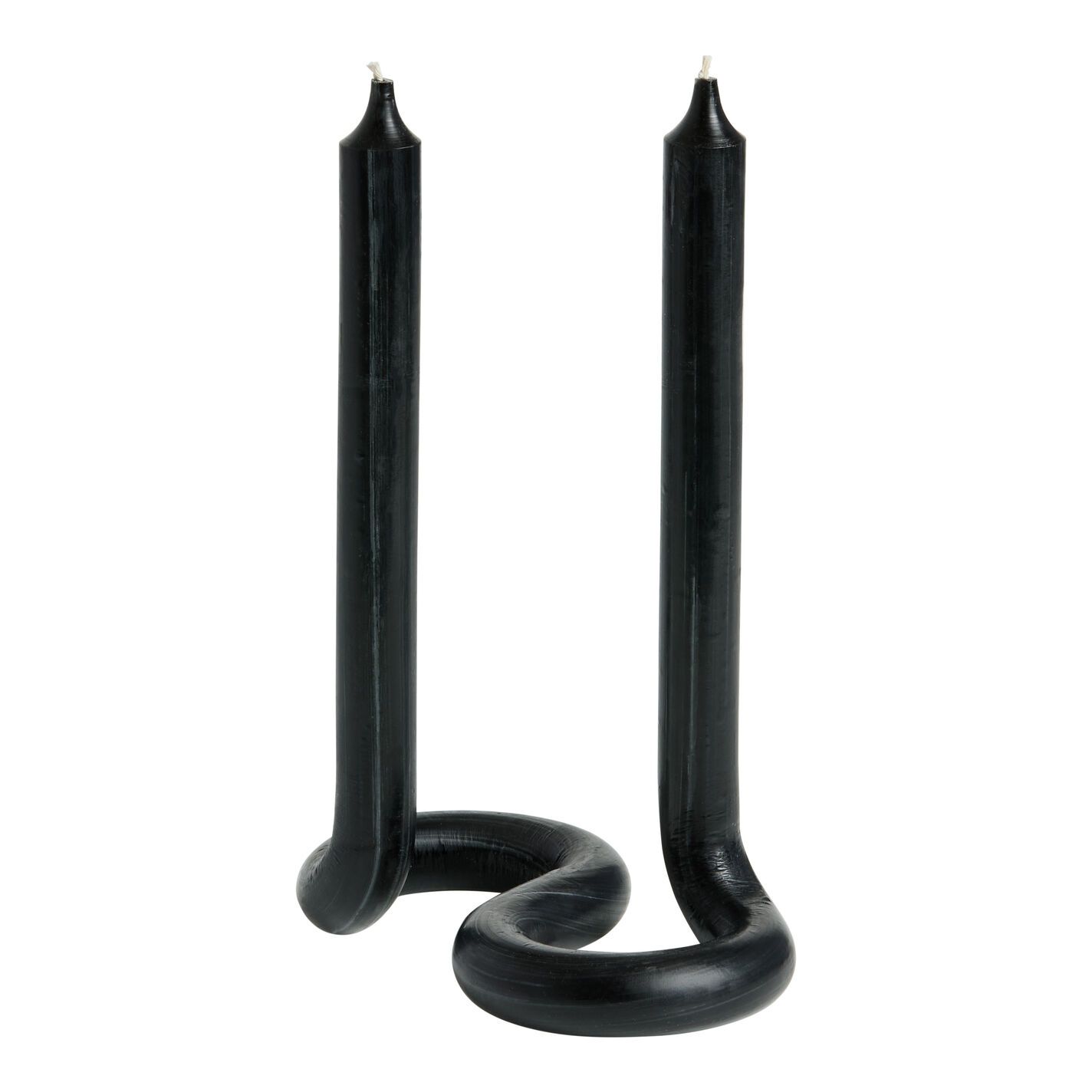 Ribbon Self Standing Double Taper Candle | World Market