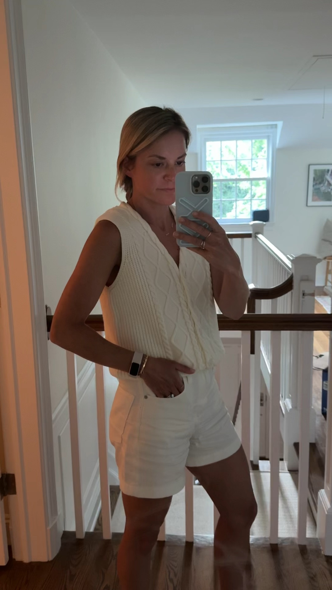 casual Monochromatic summer outfit 
•small top,tts 
•26 shorts, tts (code STYLEDSNAPSHOTS)

#LTKootd #LTKmomlife