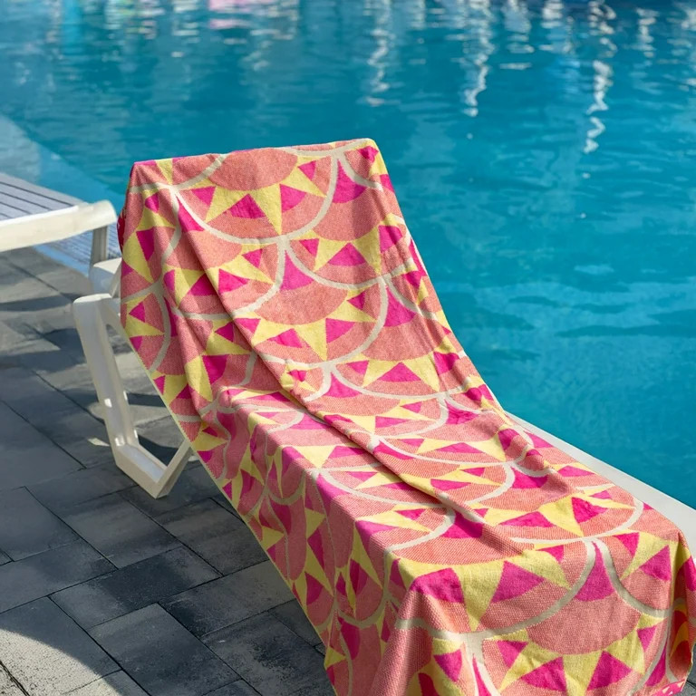 Mainstays Aztec Sun Oversized Beach Towel, 72" x 36" - Walmart.com | Walmart (US)