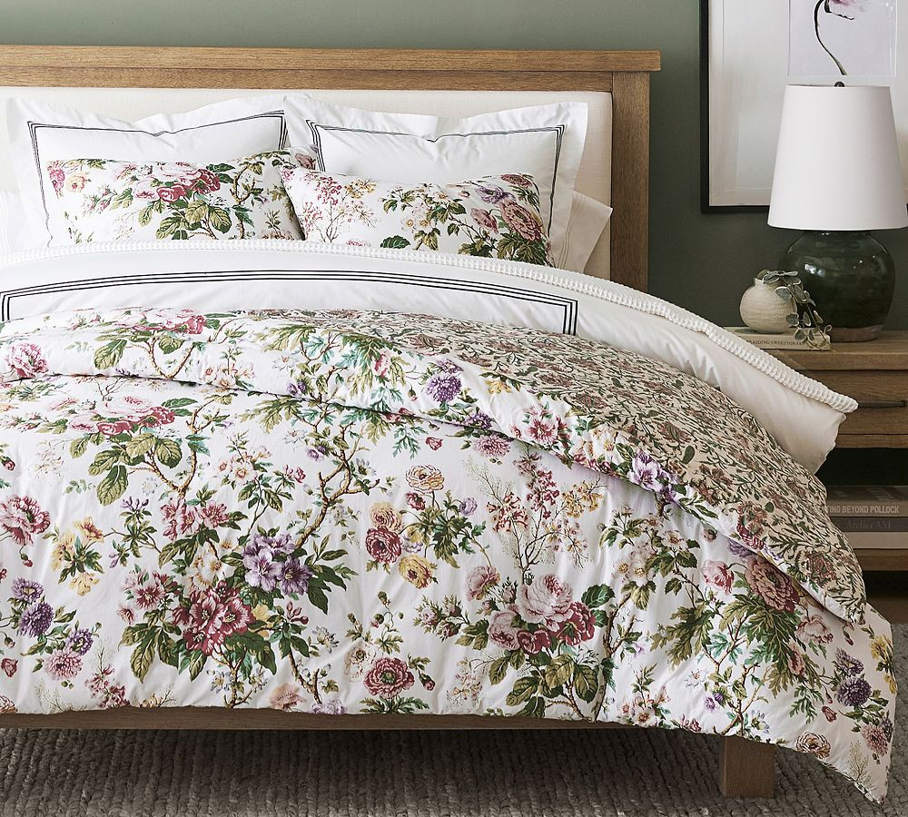 Eloise Garden Reversible Percale Comforter & Shams | Pottery Barn (US)